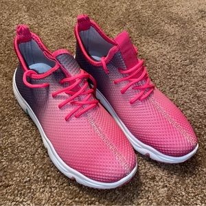 Women’s Pink Breathable Workout Shoes Size 7